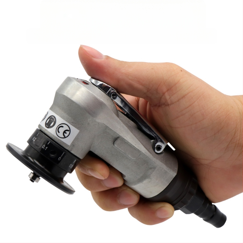 Мини пневматична ръчна машина за заобляне на ъгли, Sea Flying Shark, модел 45RC, мощност 45RC, предназначена за обработка на прави ъглови филета