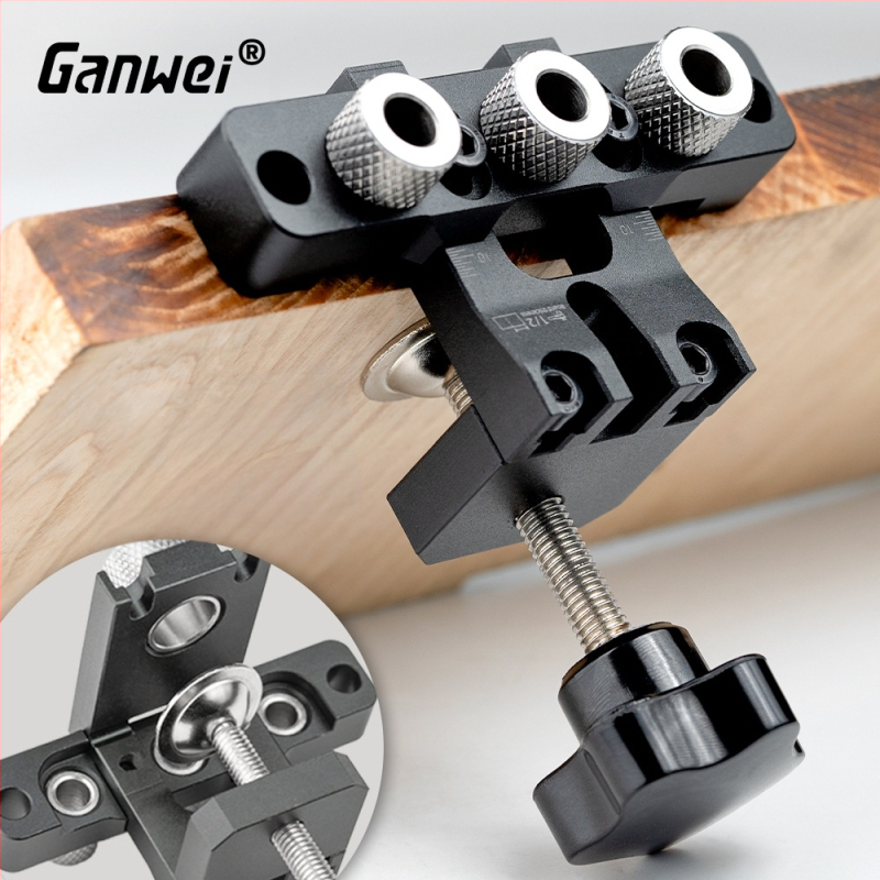 Дървообработващ тройно в едно позициониращ пробивател за жлебове, мини – Ganwei