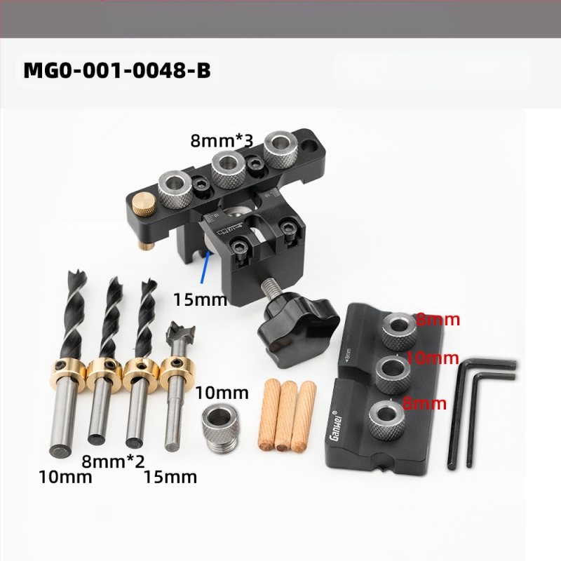 Дървообработващ тройно в едно позициониращ пробивател за жлебове, мини – Ganwei