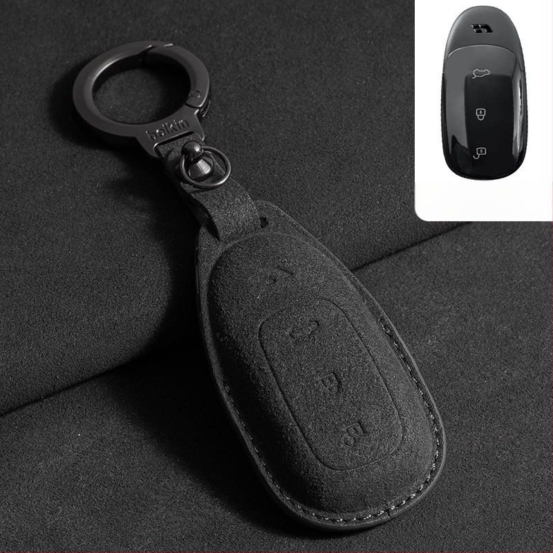 Klahviümbris Ideal L7/L8/L9 Max ja Ideal One jaoks — suede, lihtne stiil, koos kaitse nööri klambriga