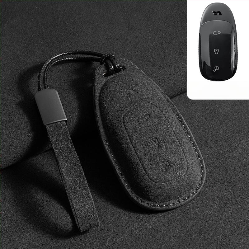 Klahviümbris Ideal L7/L8/L9 Max ja Ideal One jaoks — suede, lihtne stiil, koos kaitse nööri klambriga