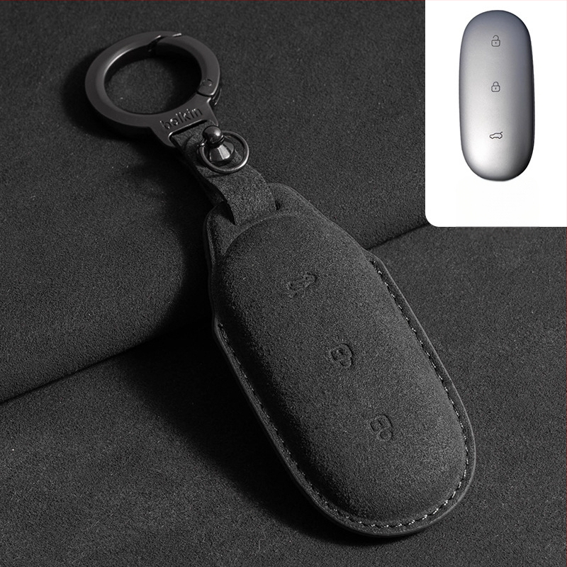 Klahviümbris Ideal L7/L8/L9 Max ja Ideal One jaoks — suede, lihtne stiil, koos kaitse nööri klambriga