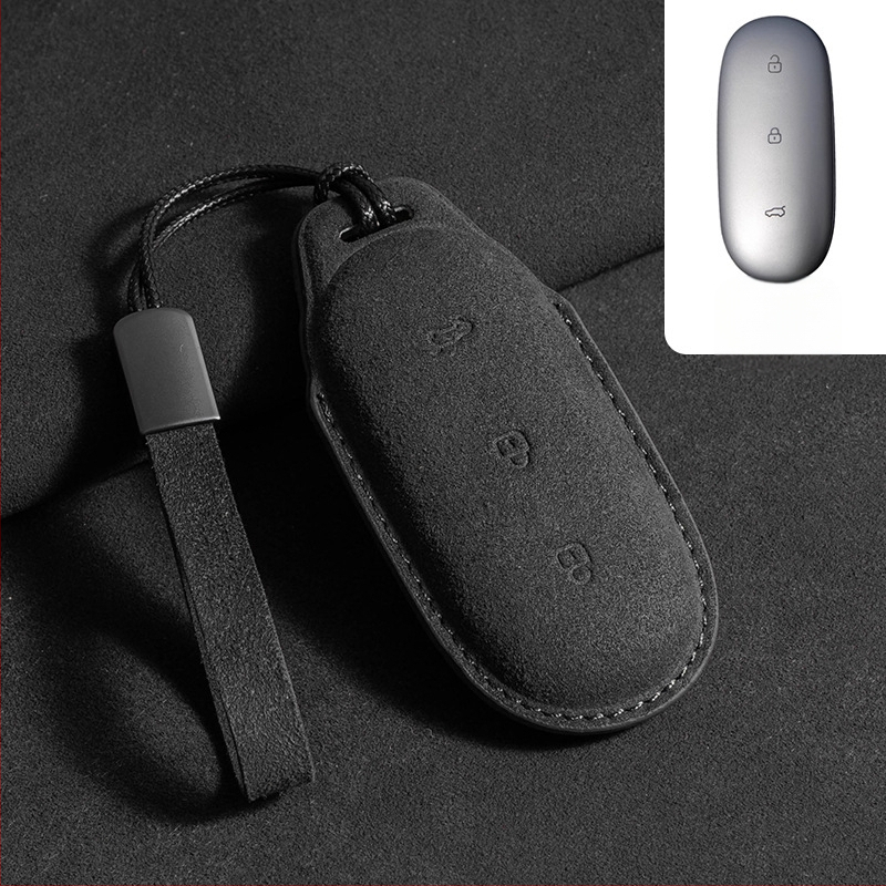 Klahviümbris Ideal L7/L8/L9 Max ja Ideal One jaoks — suede, lihtne stiil, koos kaitse nööri klambriga