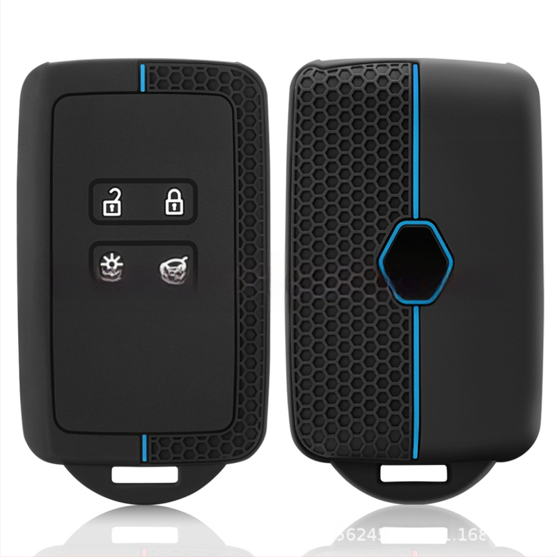 Silikonsko kućište za ključ Renault Koleos 2022 s uzorkom saća