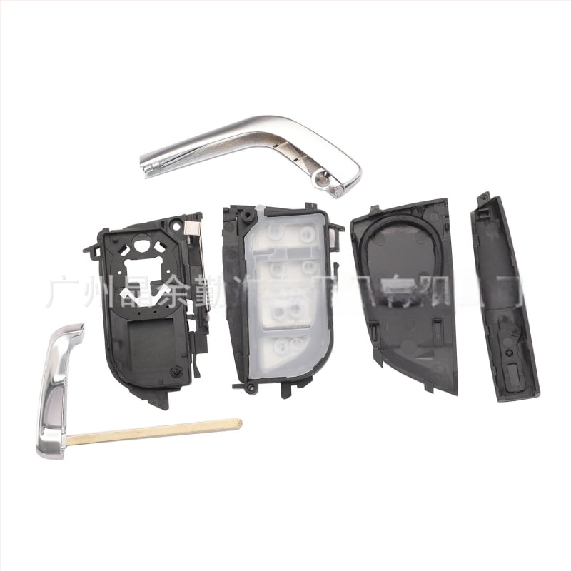 BMW G-serijos rakto keitimo korpusas X6–X1 ir 7/5/3/2 serijoms — ABS korpusas, varinės rakto plokštė, svoris 65 g, jingyuqin