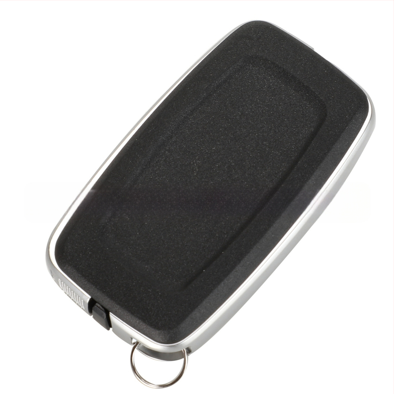 Land Rover 5 mygtukų raktų korpusas keitimas Range Rover Sport, Velar, Evoque, Discovery 4 modeliams; raktų ašmenys iš vario + plastiko; korpusas iš plastiko; svoris 68 g