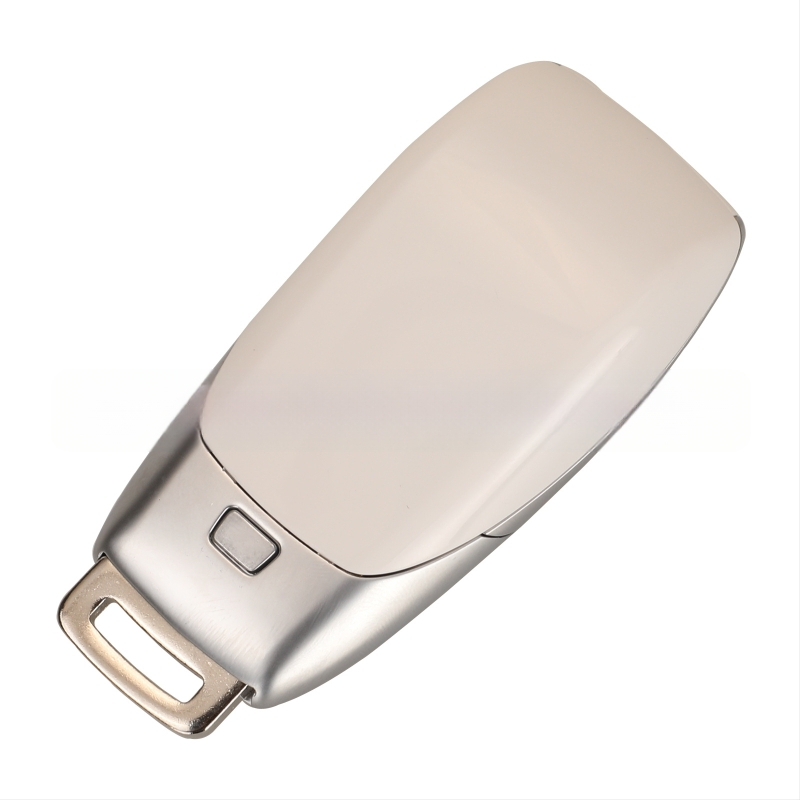 Mercedes-Benz E300L/S320 raktų nuotolinio dangtelis (3 mygtukai) iš plastiko; raktų ašmenų medžiaga: varis + plastikas; svoris 47 g