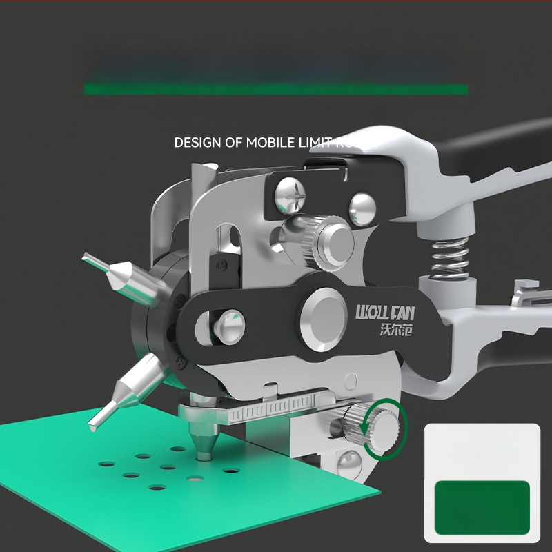 Volvan клещи за пробиване на дупки – за кейсове на телефони и каишки, алуминиева сплав, 0,3 кг, взривоустойчив