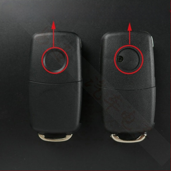 Sulankstomas nuotolinio rakto korpusas VW: Passat, Golf, Lavida, Bora, Sagitar, Polo — modelis 202AD753AB; medžiaga: sulankstomas korpusas; svoris: 0.01