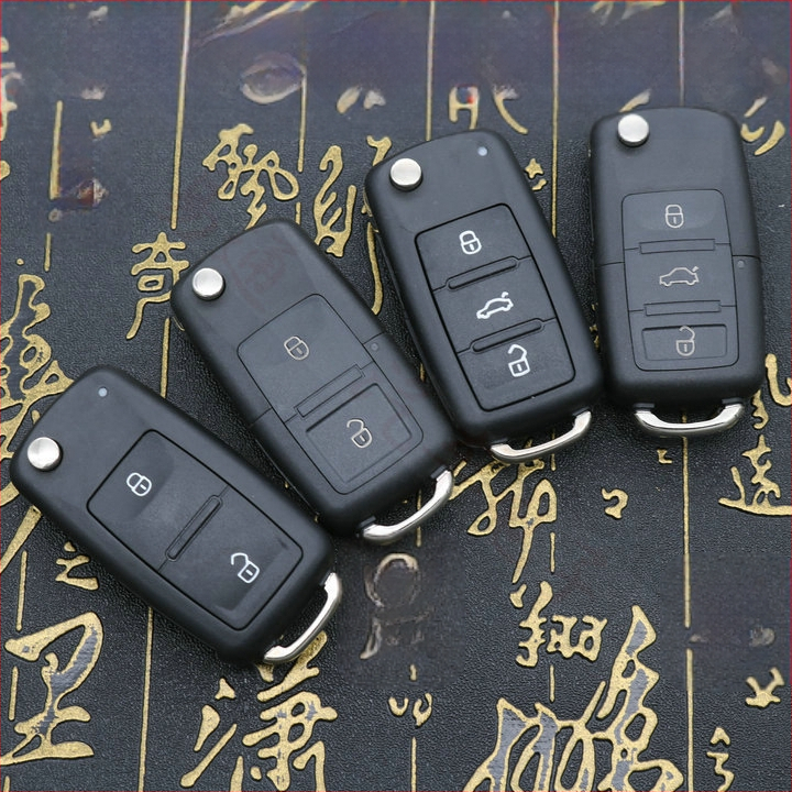 Sulankstomas nuotolinio rakto korpusas VW: Passat, Golf, Lavida, Bora, Sagitar, Polo — modelis 202AD753AB; medžiaga: sulankstomas korpusas; svoris: 0.01