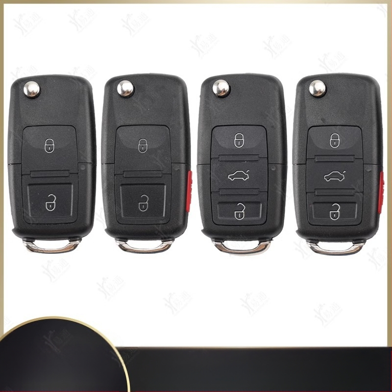 Sulankstomas nuotolinio rakto korpusas VW: Passat, Golf, Lavida, Bora, Sagitar, Polo — modelis 202AD753AB; medžiaga: sulankstomas korpusas; svoris: 0.01