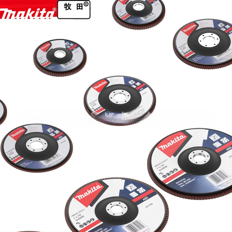 Makita 100 мм абразивен платнен диск за ъглошлайф – полиране, макс. скорост 80, твърдост A