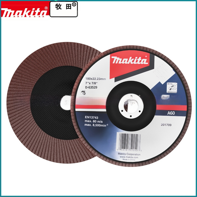 Makita 100 мм абразивен платнен диск за ъглошлайф – полиране, макс. скорост 80, твърдост A