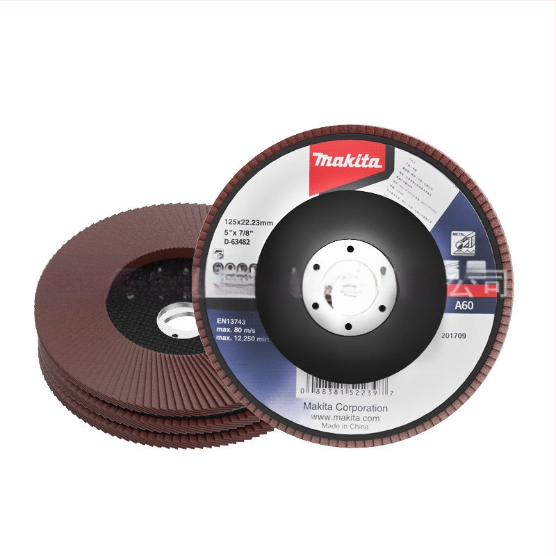 Makita 100 мм абразивен платнен диск за ъглошлайф – полиране, макс. скорост 80, твърдост A