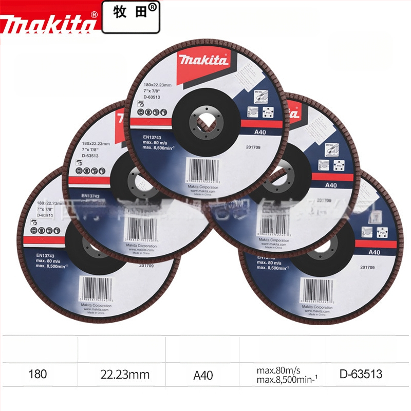 Makita 100 мм абразивен платнен диск за ъглошлайф – полиране, макс. скорост 80, твърдост A