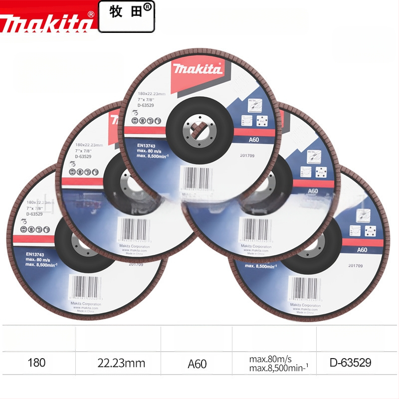 Makita 100 мм абразивен платнен диск за ъглошлайф – полиране, макс. скорост 80, твърдост A