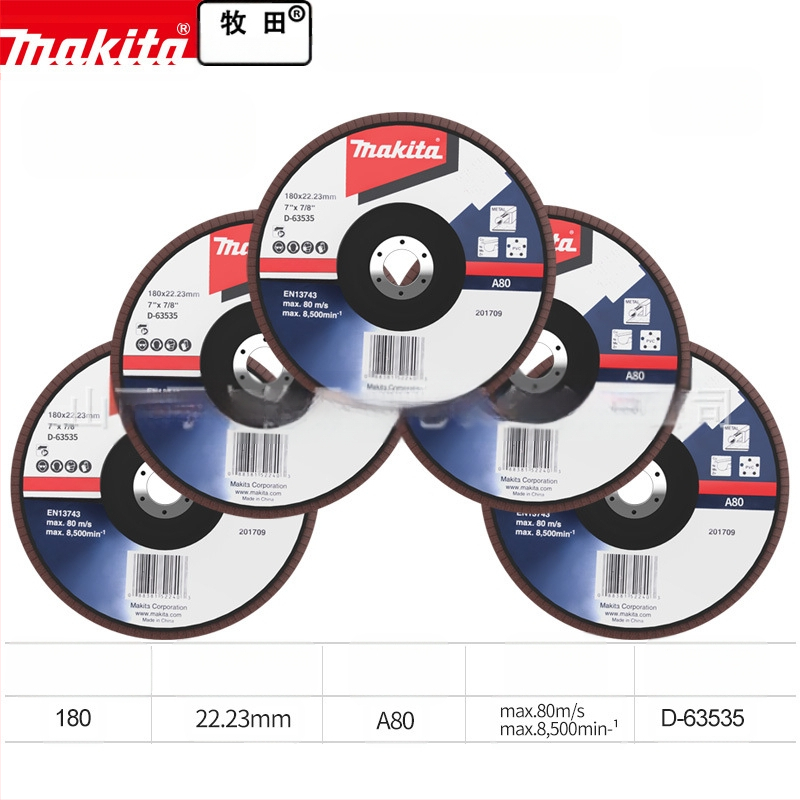 Makita 100 мм абразивен платнен диск за ъглошлайф – полиране, макс. скорост 80, твърдост A