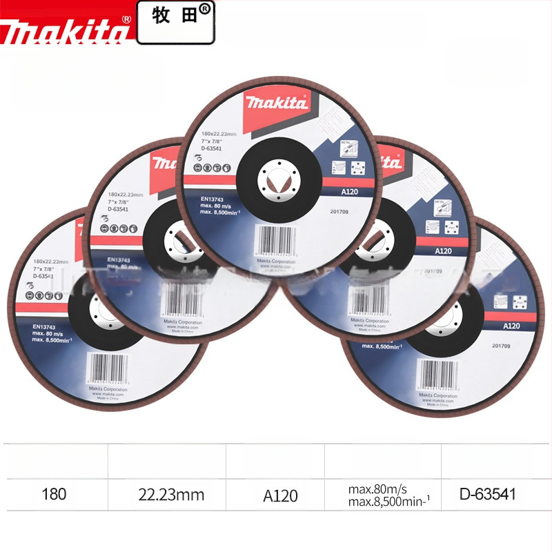 Makita 100 мм абразивен платнен диск за ъглошлайф – полиране, макс. скорост 80, твърдост A