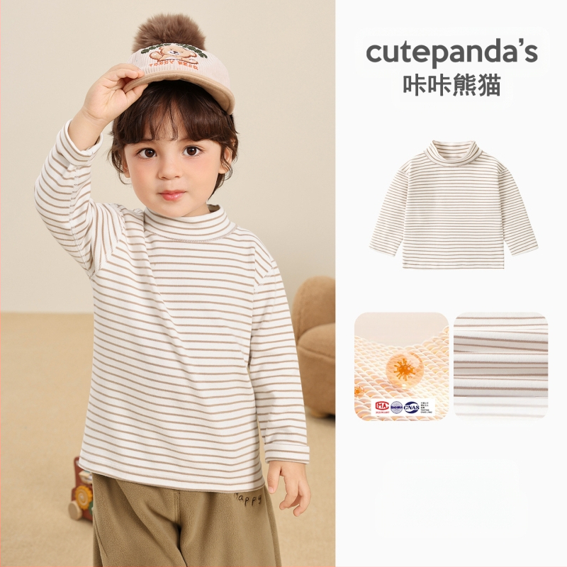 Детска тениска с дълги ръкави и кръгла яка, памучна смес 95% памук, антибактериална, анимационен принт, зимно облекло за деца на 1–3 години