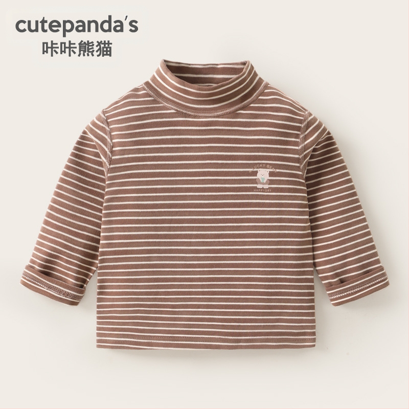 Детска тениска с дълги ръкави и кръгла яка, памучна смес 95% памук, антибактериална, анимационен принт, зимно облекло за деца на 1–3 години