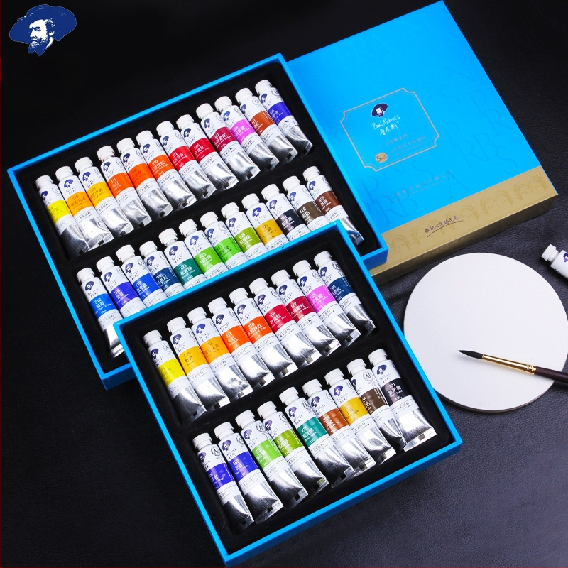 Rubens vamzdinės akvarelės rinkinys – tapybai, pakuotė 18/24/36 vienetų