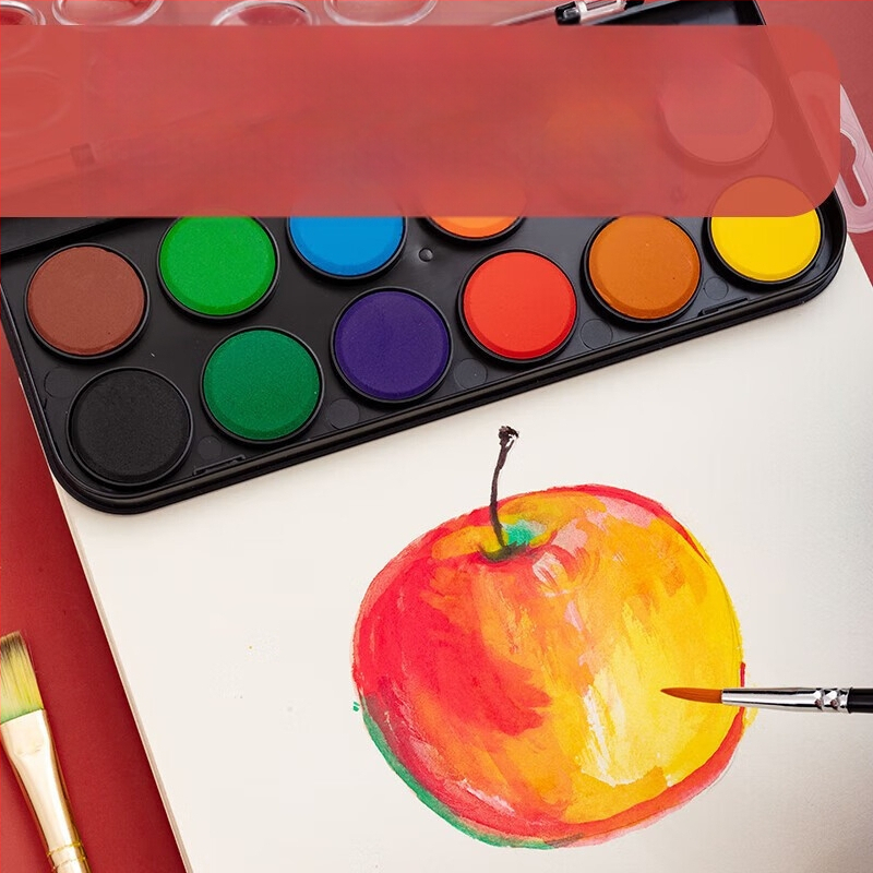 Morning Light kietojo gouache pigmentų rinkinys tapybai – dėžutėje pakuotas, pagrindinės medžiagos