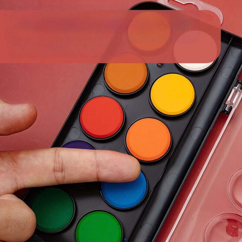 Morning Light kietojo gouache pigmentų rinkinys tapybai – dėžutėje pakuotas, pagrindinės medžiagos