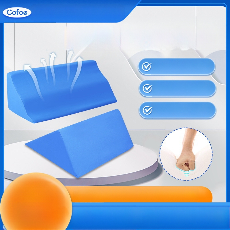 Kefu подложка за обръщане на пациент – мека пяна с висока еластичност, триъгълна възглавница с наклон, профилактика на пролежки за възрастни