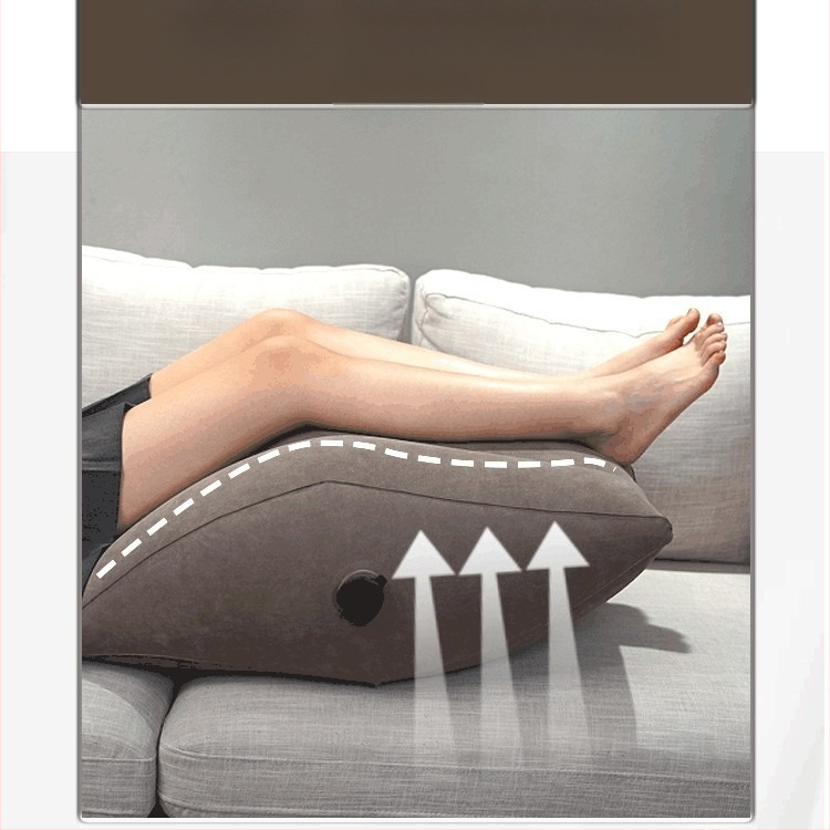 Надуваема възглавничка за крак, PVC екологично чист материал; дебелина 0.4 мм; стил ромб/опростен; тегло 0.65 кг; марка KX, модел 234071