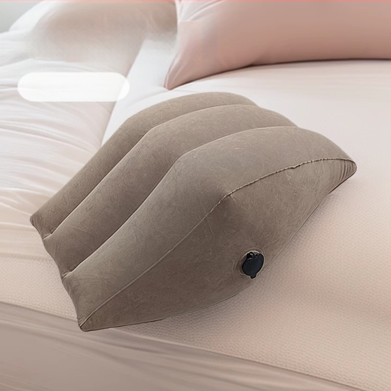 Надуваема възглавничка за крак, PVC екологично чист материал; дебелина 0.4 мм; стил ромб/опростен; тегло 0.65 кг; марка KX, модел 234071