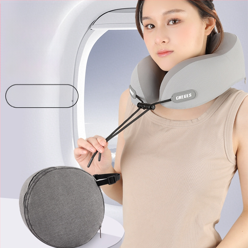 Chegeshi U formos kelioninis kaklo pagalvėlis su memory foam užpildymu, išorinė medžiaga – sintetinis pluoštas, visiems sezonams, originalus stilius