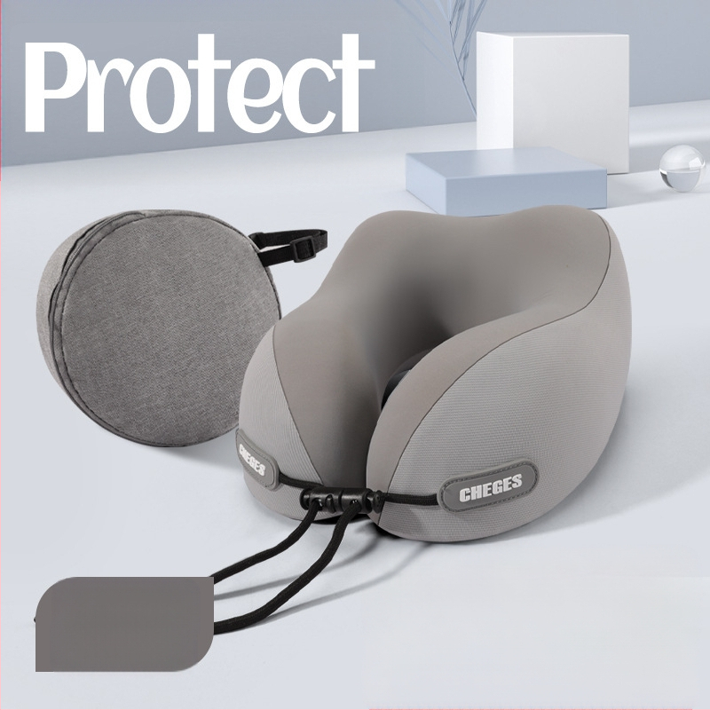 Chegeshi U formos kelioninis kaklo pagalvėlis su memory foam užpildymu, išorinė medžiaga – sintetinis pluoštas, visiems sezonams, originalus stilius