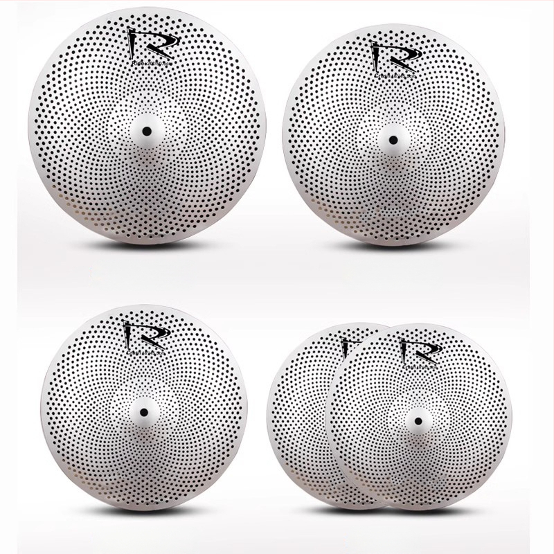 Asanasi xyc01 dobcsimbál dobkészlethez, halk dizájn, átmérő 31–50 cm