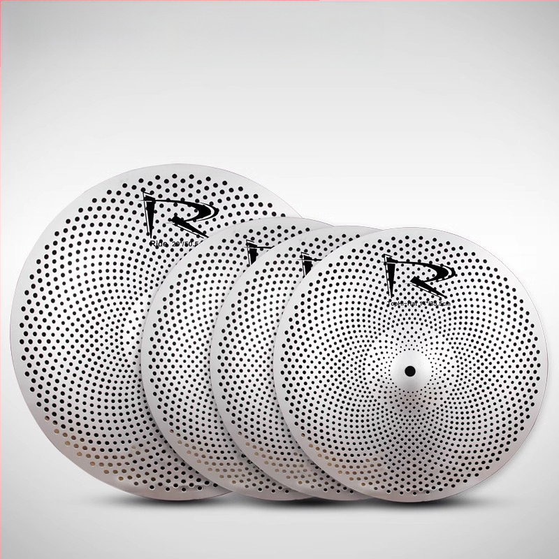 Asanasi xyc01 dobcsimbál dobkészlethez, halk dizájn, átmérő 31–50 cm