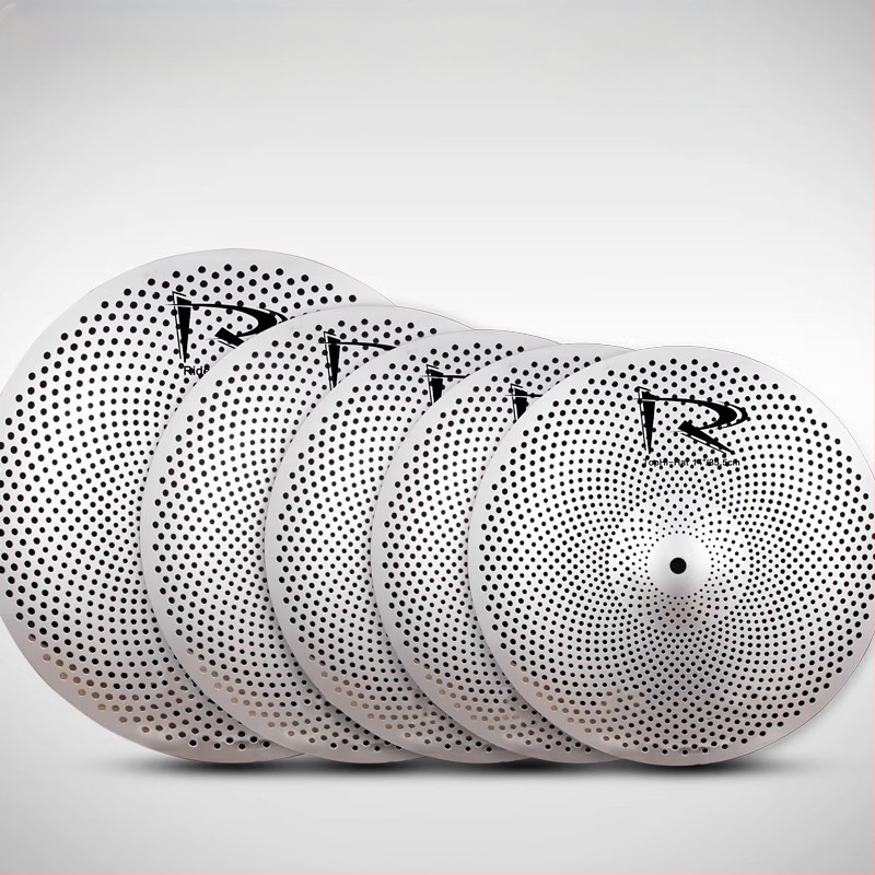 Asanasi xyc01 dobcsimbál dobkészlethez, halk dizájn, átmérő 31–50 cm