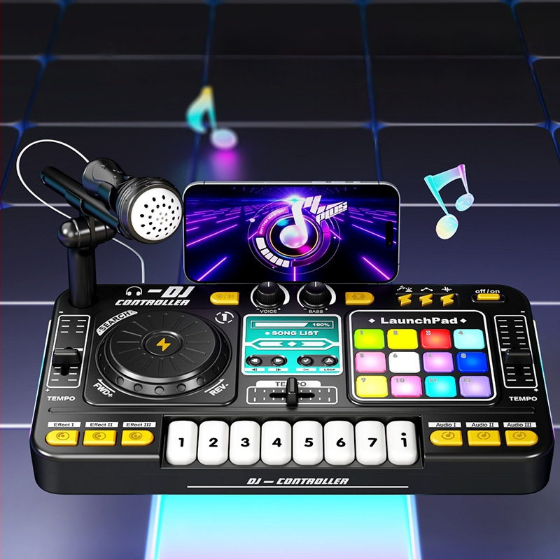 Bērnu muzikāla rotaļlieta – rietumu sitaminstrumenti, ABS korpuss, Huamin zīmols, vecums 7–14 gadi