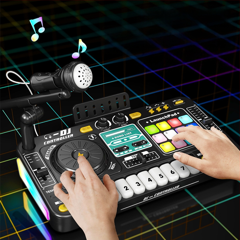 Bērnu muzikāla rotaļlieta – rietumu sitaminstrumenti, ABS korpuss, Huamin zīmols, vecums 7–14 gadi