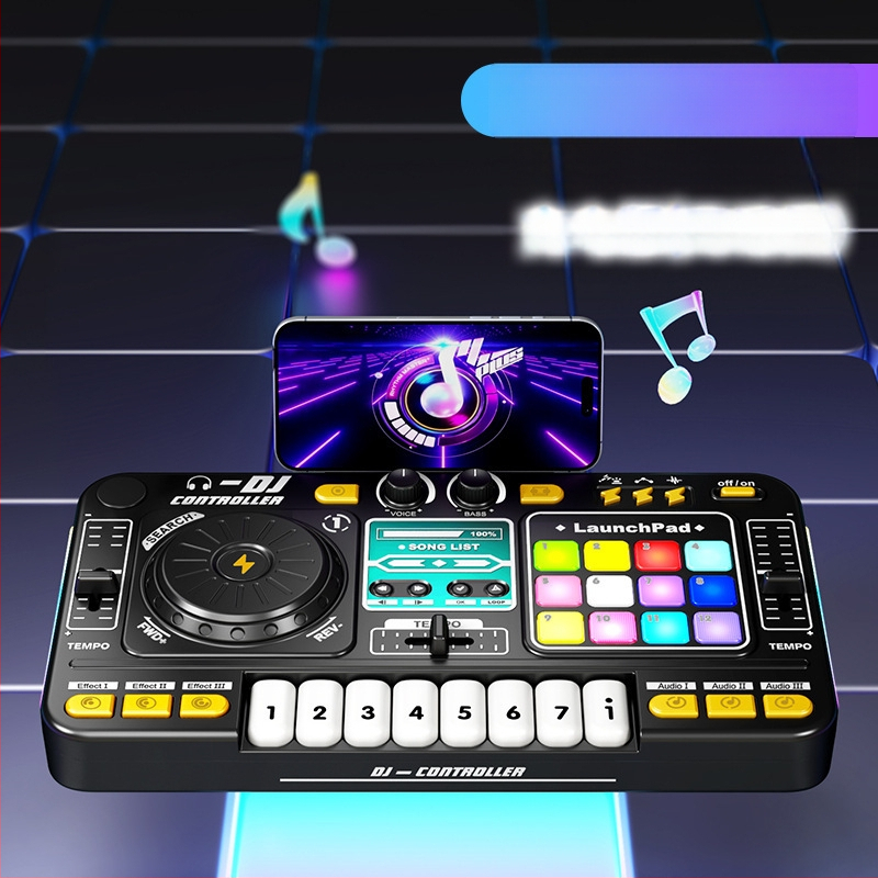 Bērnu muzikāla rotaļlieta – rietumu sitaminstrumenti, ABS korpuss, Huamin zīmols, vecums 7–14 gadi