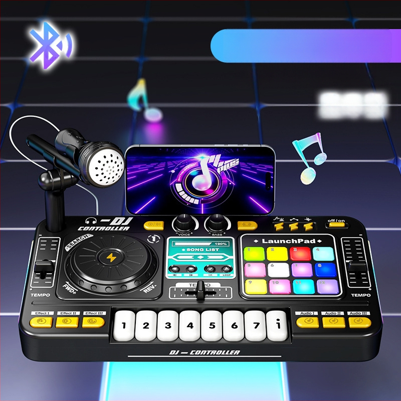 Bērnu muzikāla rotaļlieta – rietumu sitaminstrumenti, ABS korpuss, Huamin zīmols, vecums 7–14 gadi