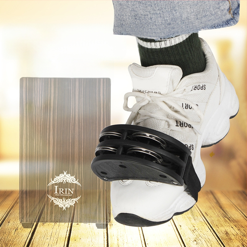 Orff lábcsengők J115 – gyermekeknek szánt ütőhangszer dupla soros csengőkkel, Zhejiang