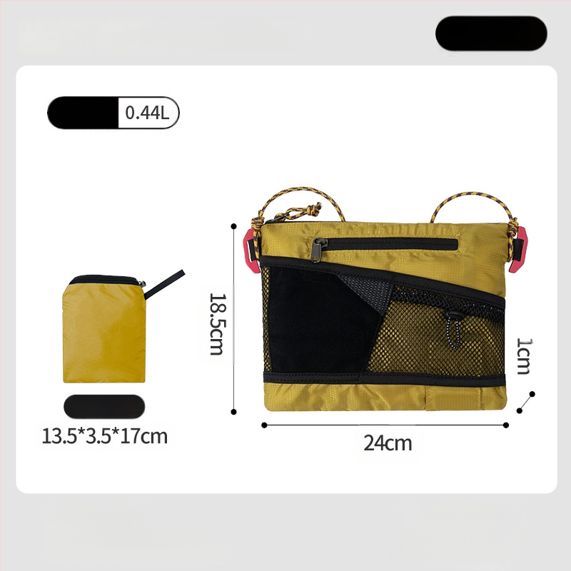 PLAY-KING Nailono Crossbody krepšys lauko sportui – atsparus vandeniui, ultralengvas, sulankstomas, unisex telefono krepšys