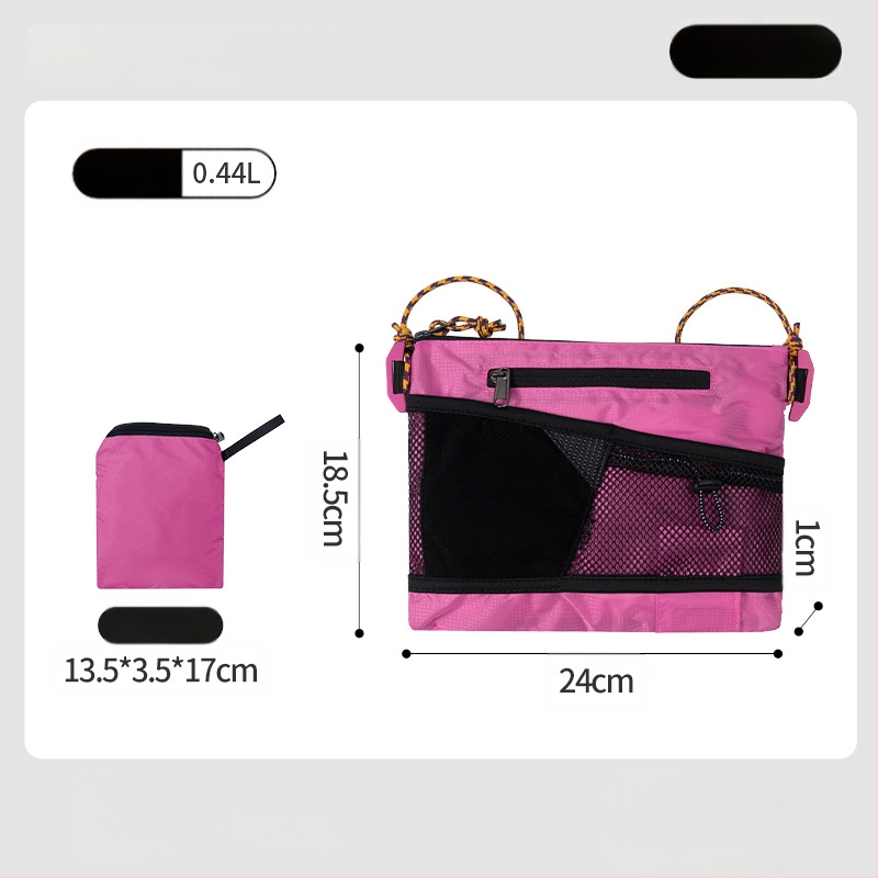 PLAY-KING Nailono Crossbody krepšys lauko sportui – atsparus vandeniui, ultralengvas, sulankstomas, unisex telefono krepšys