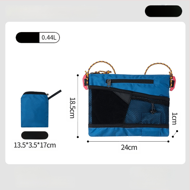 PLAY-KING Nailono Crossbody krepšys lauko sportui – atsparus vandeniui, ultralengvas, sulankstomas, unisex telefono krepšys