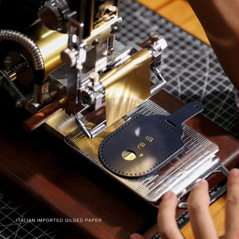 Automobilio raktų dėklas Extremely Krypton 001 — karvės oda, aukštos kokybės, pritaikomas