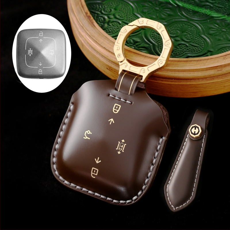 Automobilio raktų dėklas Extremely Krypton 001 — karvės oda, aukštos kokybės, pritaikomas