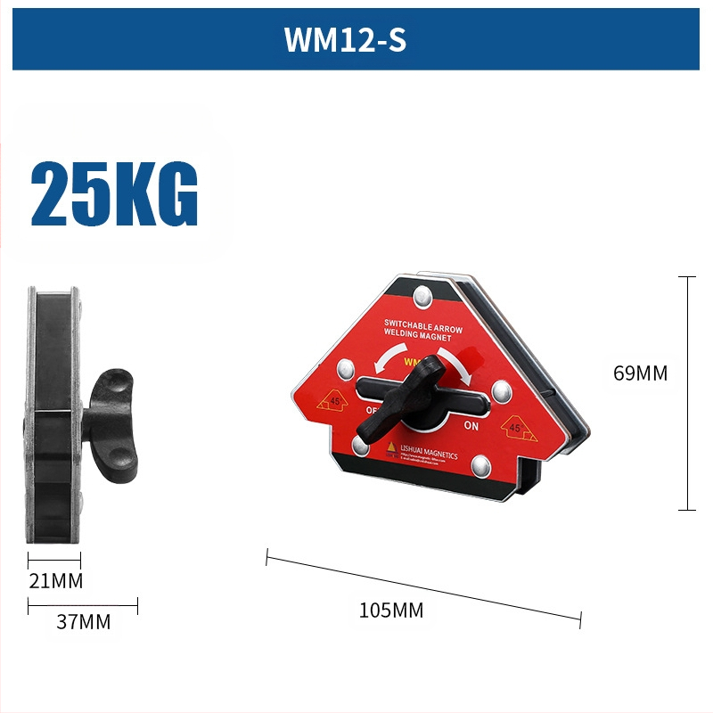 Magnetski zavarivački pozicioner - Lishuai, 25 kg držna snaga, držač za zavarivanje