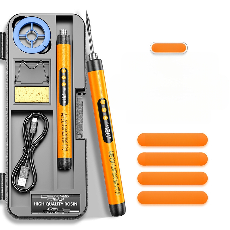 King Xufeng κολλητήρι με πλαστική λαβή, χειροκίνητη τροφοδοσία, κατάλληλο για συγκόλληση, συντήρηση και μετρήσεις τάσης, ρεύματος, αντίστασης και χωρητικότητας