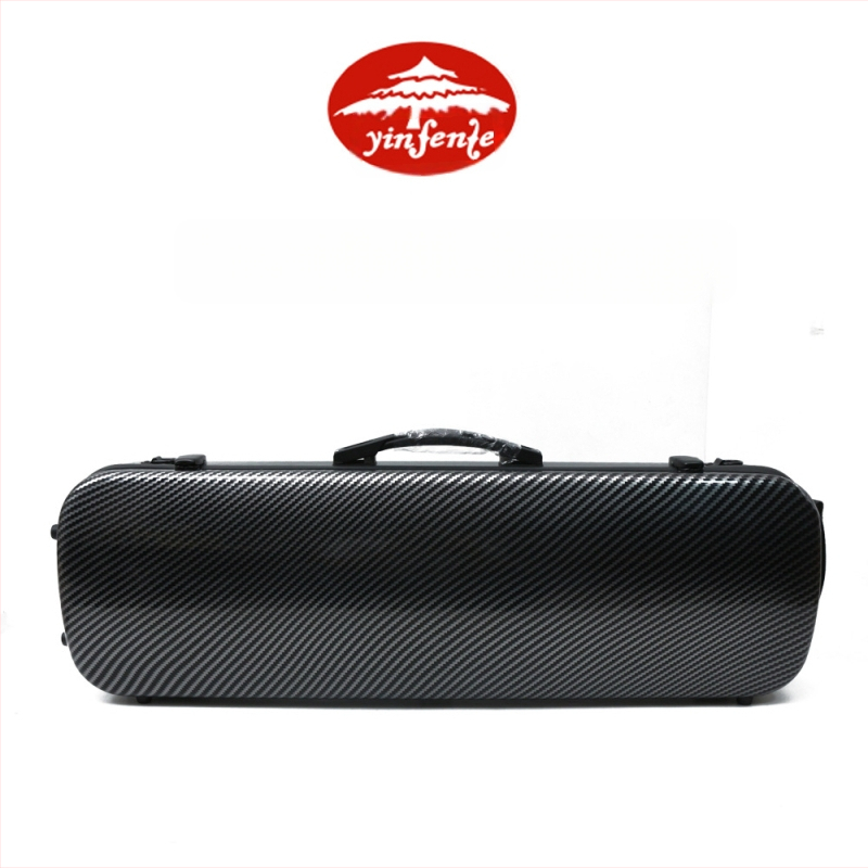 Кейс за цигулка - ултралек карбоново влакно, заключване и хигрометър, подплата от велур