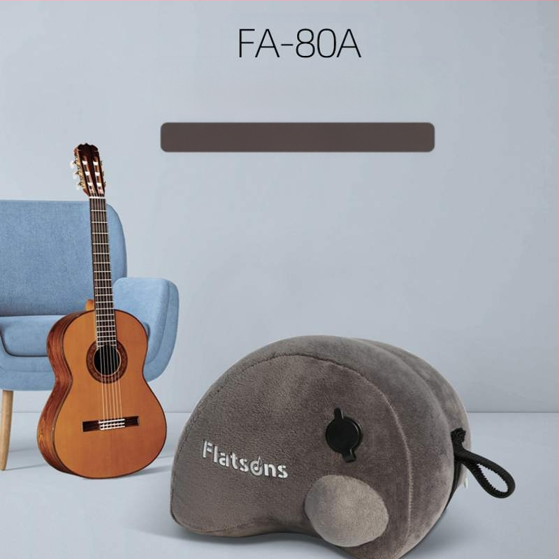 Ģitāras kāju paliktnis - piepūšams spilvens ar uzlabotu flokinga virsmu, modelis FA-80A, piemērots klasiskajām un folk akustiskajām gitarām