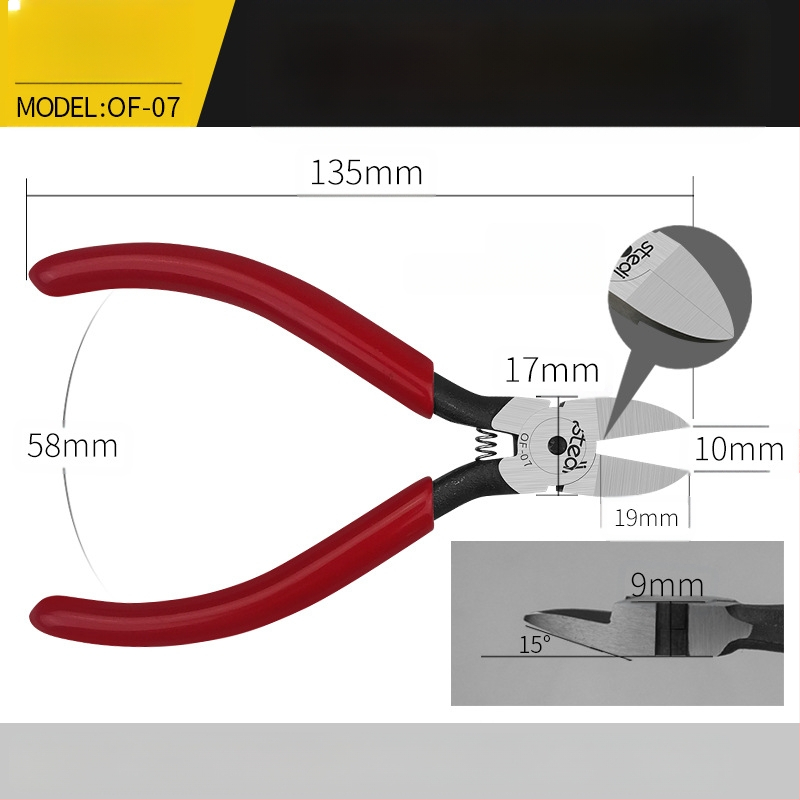 Sitli anti-magnetinės elektroninės replės – plokščios žnyplės, plona burna, plokščias galvas